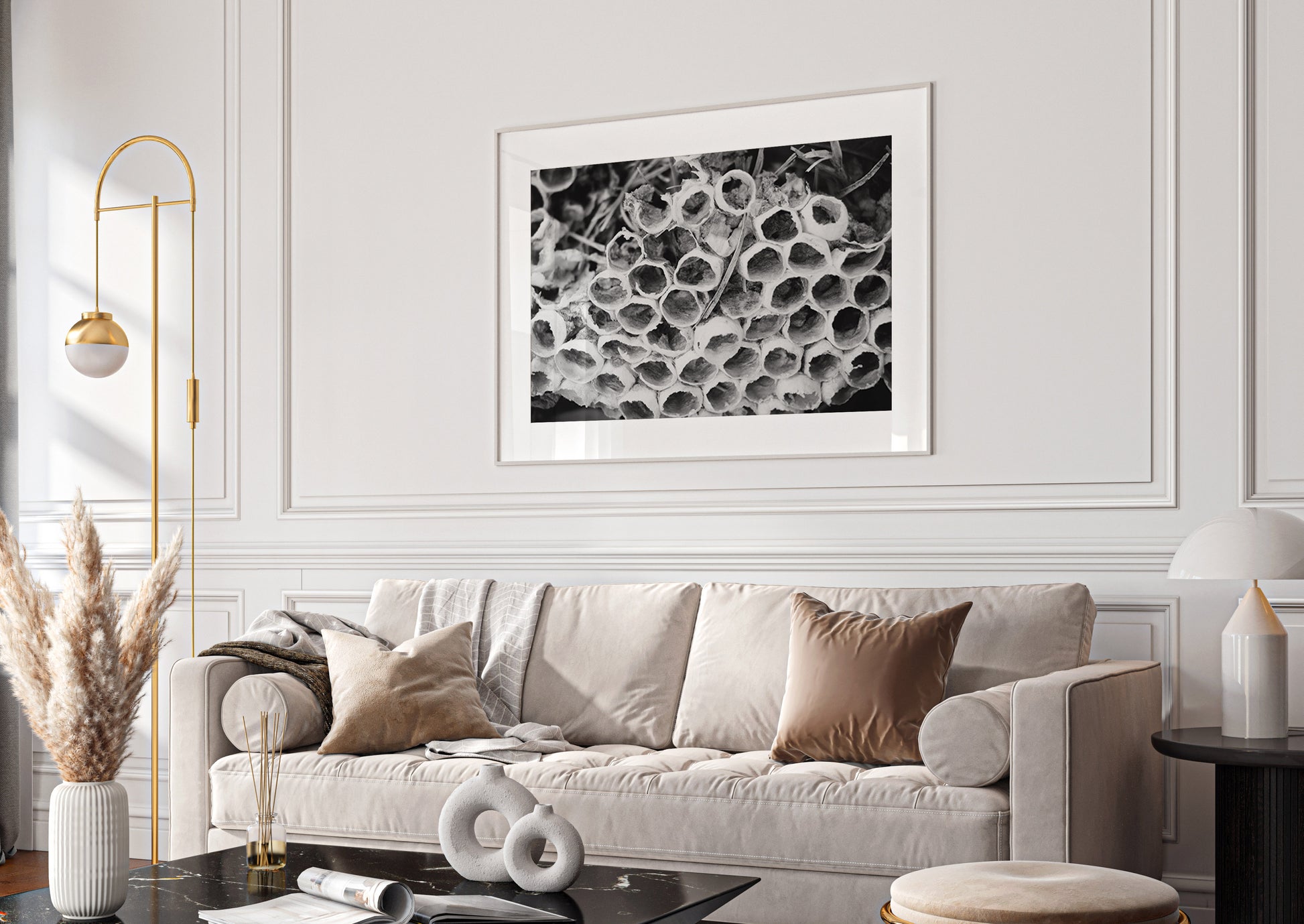 Bee Hive Black and White Fine Art Print